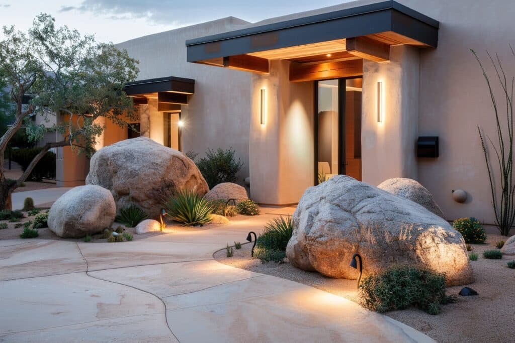 Brightech Ambience Pro solar string lights glowing over a backyard patio at dusk — outdoor lighting under $100 Brightech Ambience Pro solar string lights glowing over a backyard patio at dusk — outdoor lighting under $100